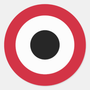 Yemeni Air Force Roundel Ronde Sticker