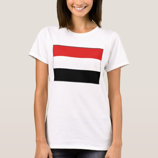 Yéménite Drapeau x Carte T-shirt (Devant)