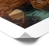 Yeni Cami moskee en Eminö nü bazaar - ISTANBUL Poster (Hoek)