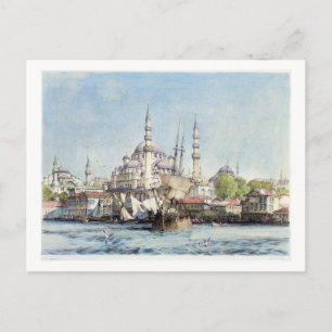 Yeni Jami en Sofia uit de Golden Horn, pla Briefkaart