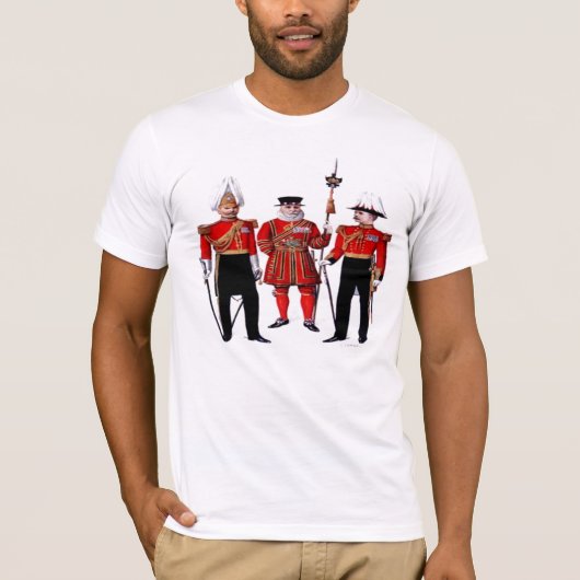 Yeoman du mirador du T-shirt de Londres (Devant)