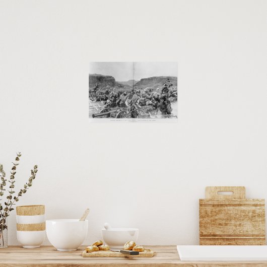 Yeomanry verrast door een drift poster (Keuken)