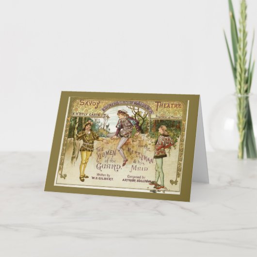 Yeomen van de Wacht Kaart (Voorkant)