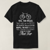 YEP 100 MIJL FIETS T T-SHIRT (Design voorkant)