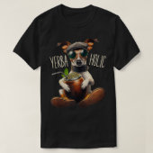 Yerba Mate Dog Yerbaholic Argentinië Mate Tea Drin T-shirt (Design voorkant)