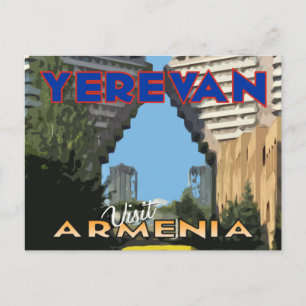 Yerevan, bezoek Armenië Briefkaart