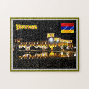 Yerevan - Republic Square - at night - Legpuzzel