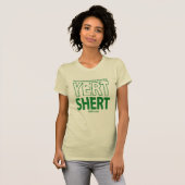YERTSHERTgreen T-shirt (Voorkant volledig)