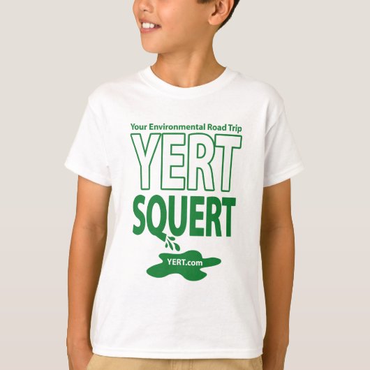 YERTSQUERT kinder T-shirt (Voorkant)