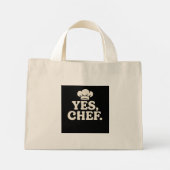 YES CHEF Kitchen Quote Tote Bag (Dos)