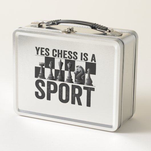 Yes Chess is a Sport Funny Chess Lovers Gift (Voorkant)