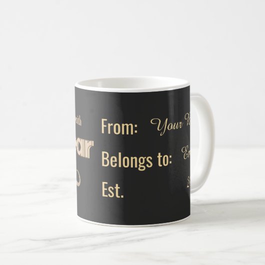 Yes Dear –Personalized Marriage Mug (Customizable) (Devant droit)