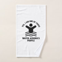 Yes I am one of those water aerobics swimming