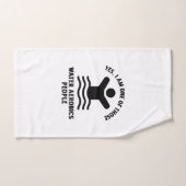 Yes I am one of those water aerobics swimming Handdoek (Handdoek)