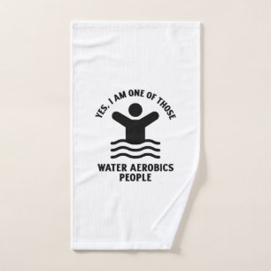 Yes I am one of those water aerobics swimming Handdoek