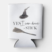 Yes I Can Drive A Stick Fun | Happy Halloween Blikjeskoeler (Voorkant)