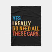 Yes I Really Do Need All These Funny Car Mechanic Fleece Deken (Voorkant)