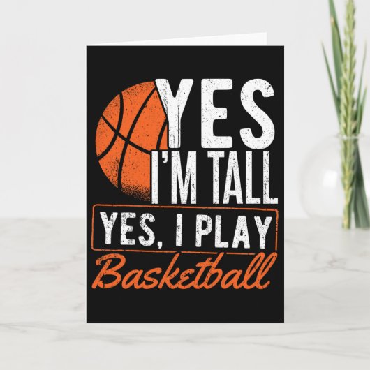 Yes I'm Tall And Yes I Play Sketll - Sketll Player Kaart (Voorkant)