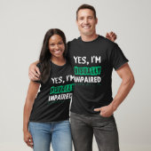 Yes I'm Visually Impaired Braille Blind Awareness T-shirt (Unisex)