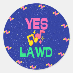 Yes Lawd-Anderson Paak Ronde Sticker