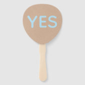 Yes or No Wedding Game Paddles Handwaaier (Voorkant)