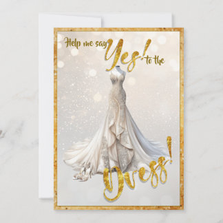 Yes to the Dress Invitation
