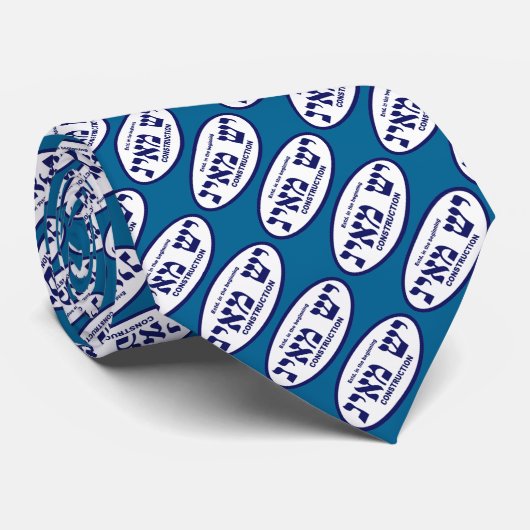 Yesh M'ayn (Ex Nihilo) Construction Company Stropdas (Opgerold)