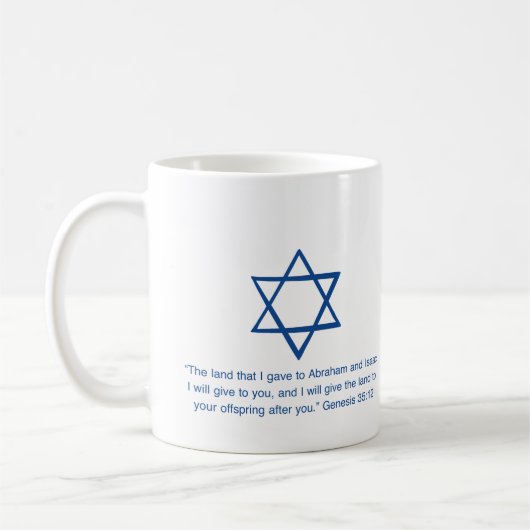 Yeshua! De ultieme belofte van Hashem. Koffiemok (Links)
