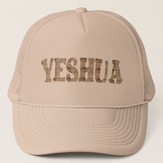 Yeshua effet manuscripcrit trucker pet (Voorkant)