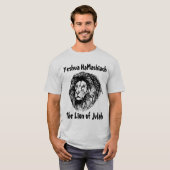 Yeshua HaMashiach, Messianic Jewish T-shirts, Lion T-shirt (Voorkant volledig)
