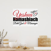Yeshua Hamashiach , Poster voor zowel God als Mess (Keuken)