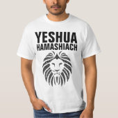 YESHUA HAMASHIACH, T-shirts Lion de Juda (Devant)