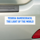 Yeshua HaMeschiach Bumpersticker (Op auto)