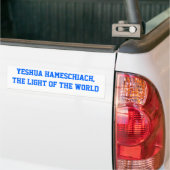Yeshua HaMeschiach Bumpersticker (Op Truck)