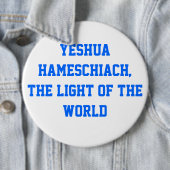 Yeshua HaMeschiach Ronde Button 6,0 Cm (In situ)