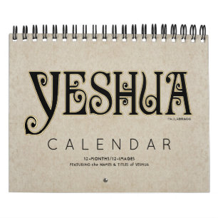 YESHUA Jesus Hebrew Joodse naam Christelijke Messi Kalender
