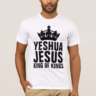 YESHUA JESUS KING OF KINGS, Christelijke T-Shirts