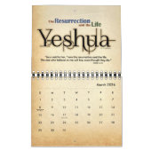 Yeshua Jesus Messianic Kalender (Mar 2026)