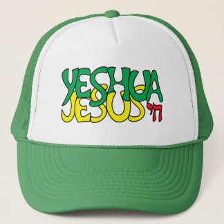 Yeshua Jezus Groen Trucker Pet