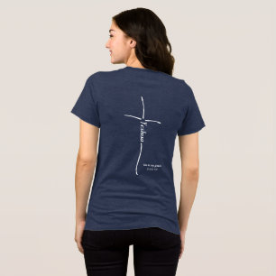 Yeshua Kruis Messiaanse Gelovige Hebreeuwse Torah Tri-Blend Shirt