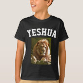 YESHUA LION DES T-shirts JUDAH JESUS (Devant)