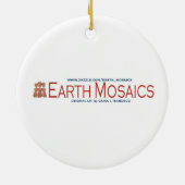 Yeshua's kat: Storm Waves Keramisch Ornament (Achterkant)