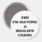 YESI HEEFT EEN MIDLIFE CRISIS MAGNEET (Voorkant / Achterkant)