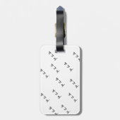 yesorno_label bagagelabel (Achterkant verticaal)