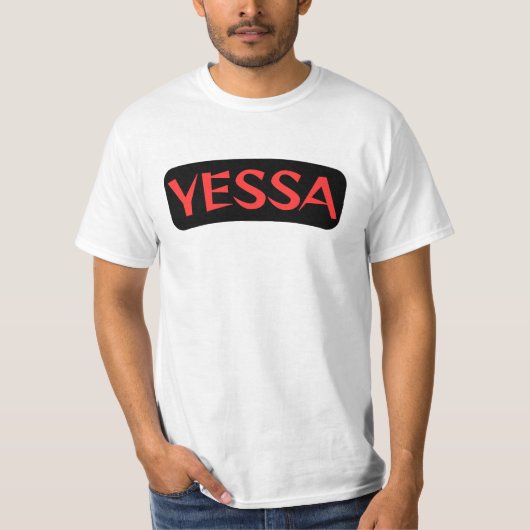 Yessa t-shirt black & red (Voorkant)