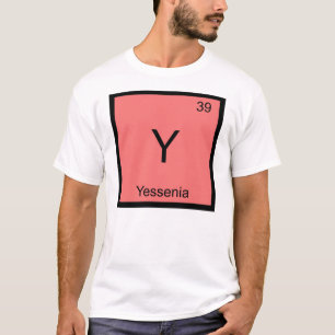 Yessenia Naam Chemie Element Periodiek Systeem T-shirt