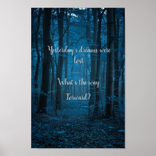 Yesterday's dreams.. poster (Voorkant)