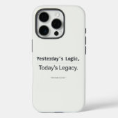 Yesterday's Logic Today's Legacy Programmer Quote Case-Mate iPhone Case (Achterkant)