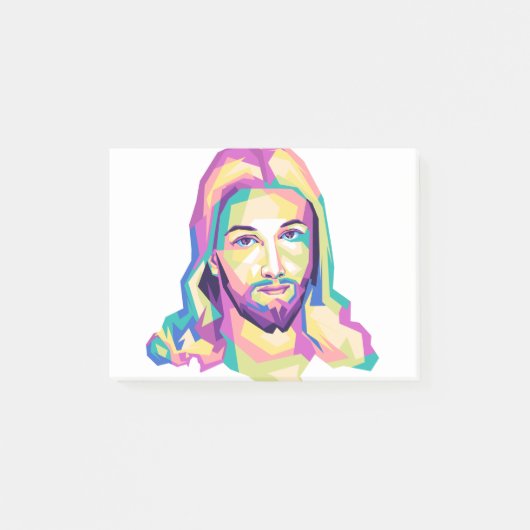 yesus streetslijtage vintage post-it® notes (Voorkant)