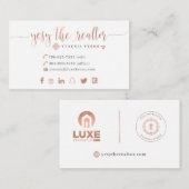 Yesy les cartes de visite d'agent immobilier (Devant / Derrière)